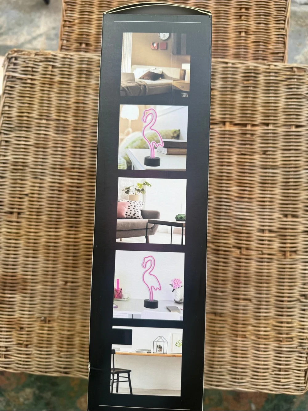 Pink Flamingo LED Neon Table Lamp by